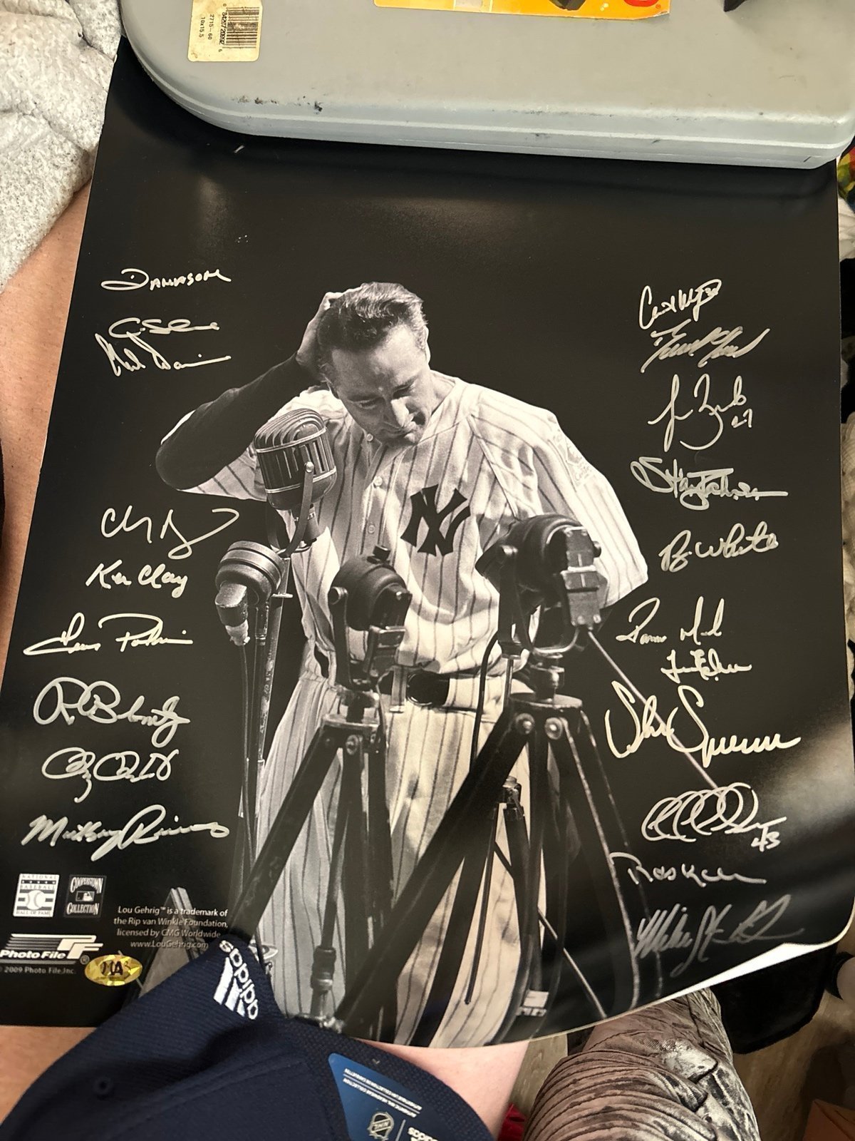 Lou Gehrig & Yankees Team