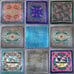Lot Of 10 Vintage Bandanas Aztec Native American Paisley Eagle Southwest USA