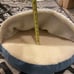 Faux Sheepskin Snuggery Memory Top Foam Pet Bed (Burrow Style)