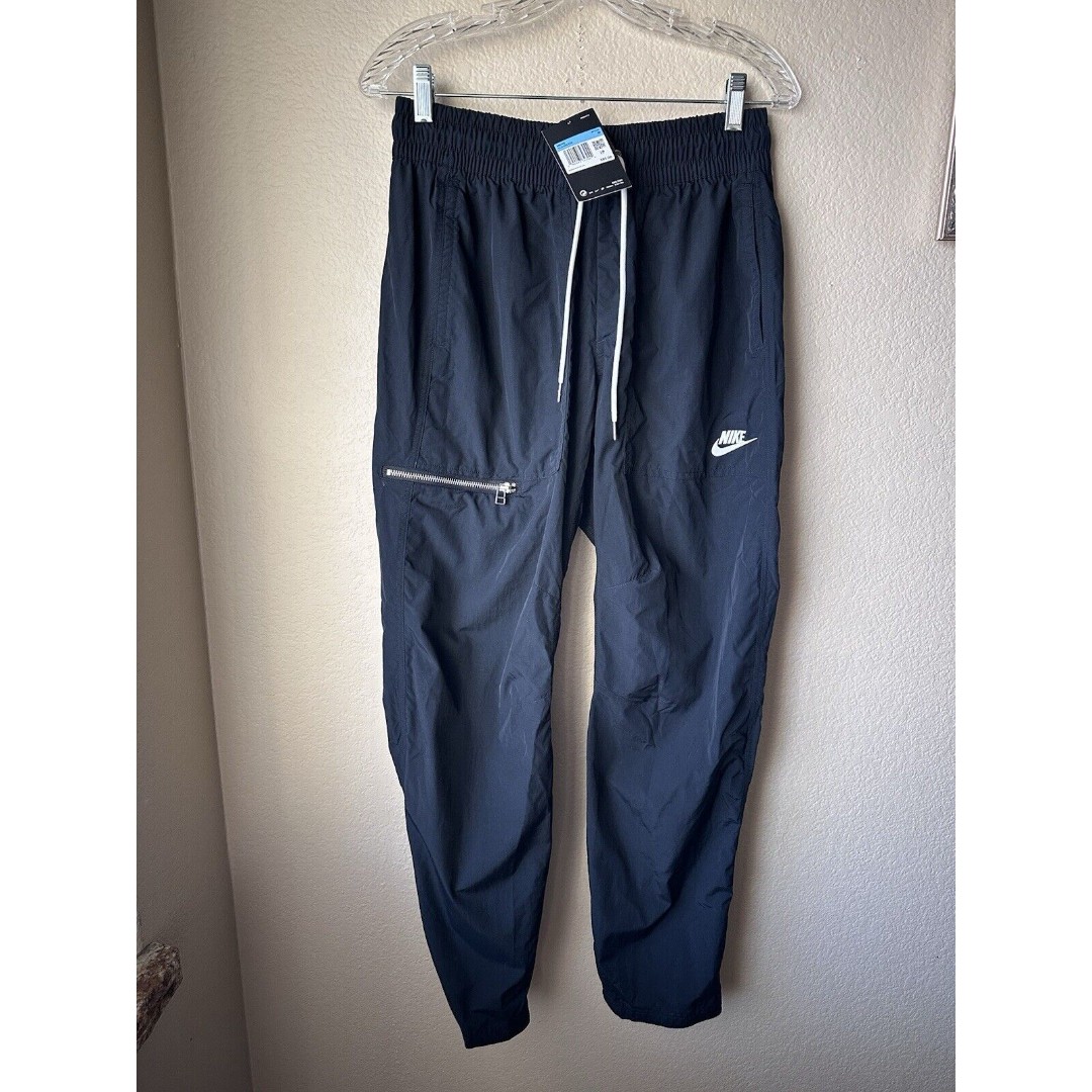 Nike Sportswear Woven Taper Leg Pants Black CU4465-010 Men’s Size Medium