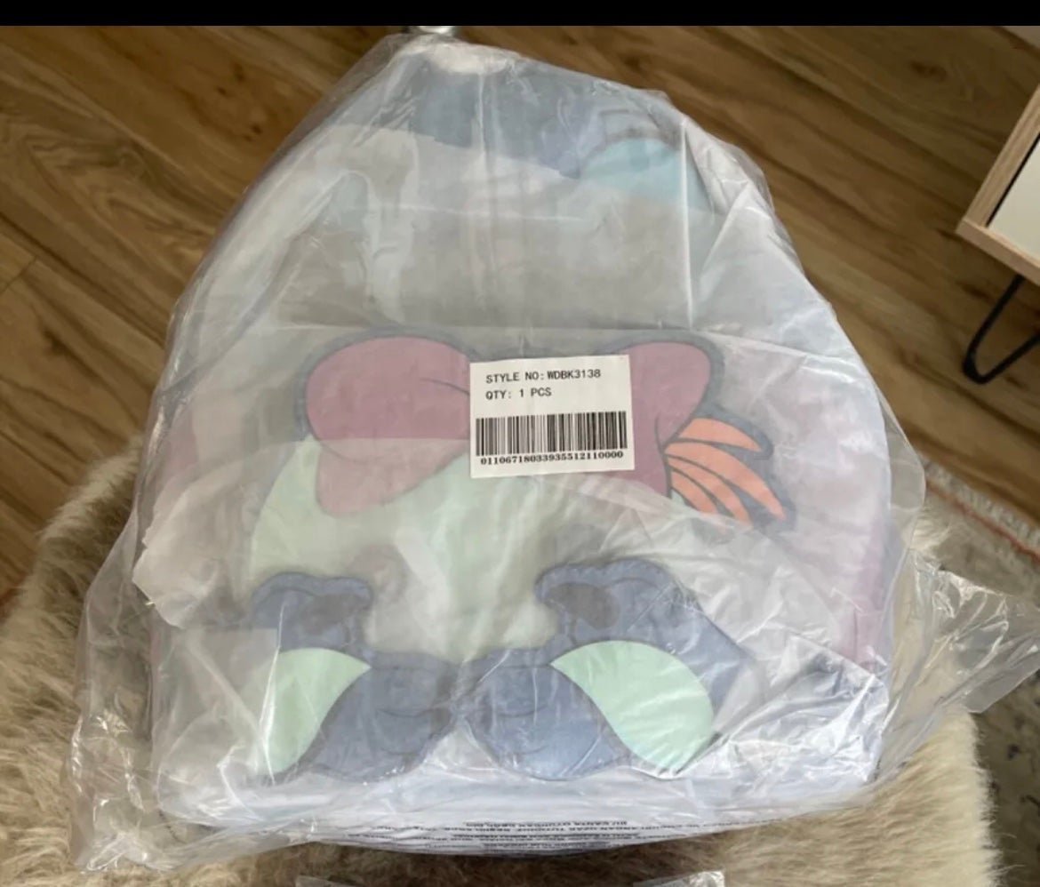 SOLD OUT Stitch with Scrump Loungefly Mini backpack Flocked SDCC Exclusive