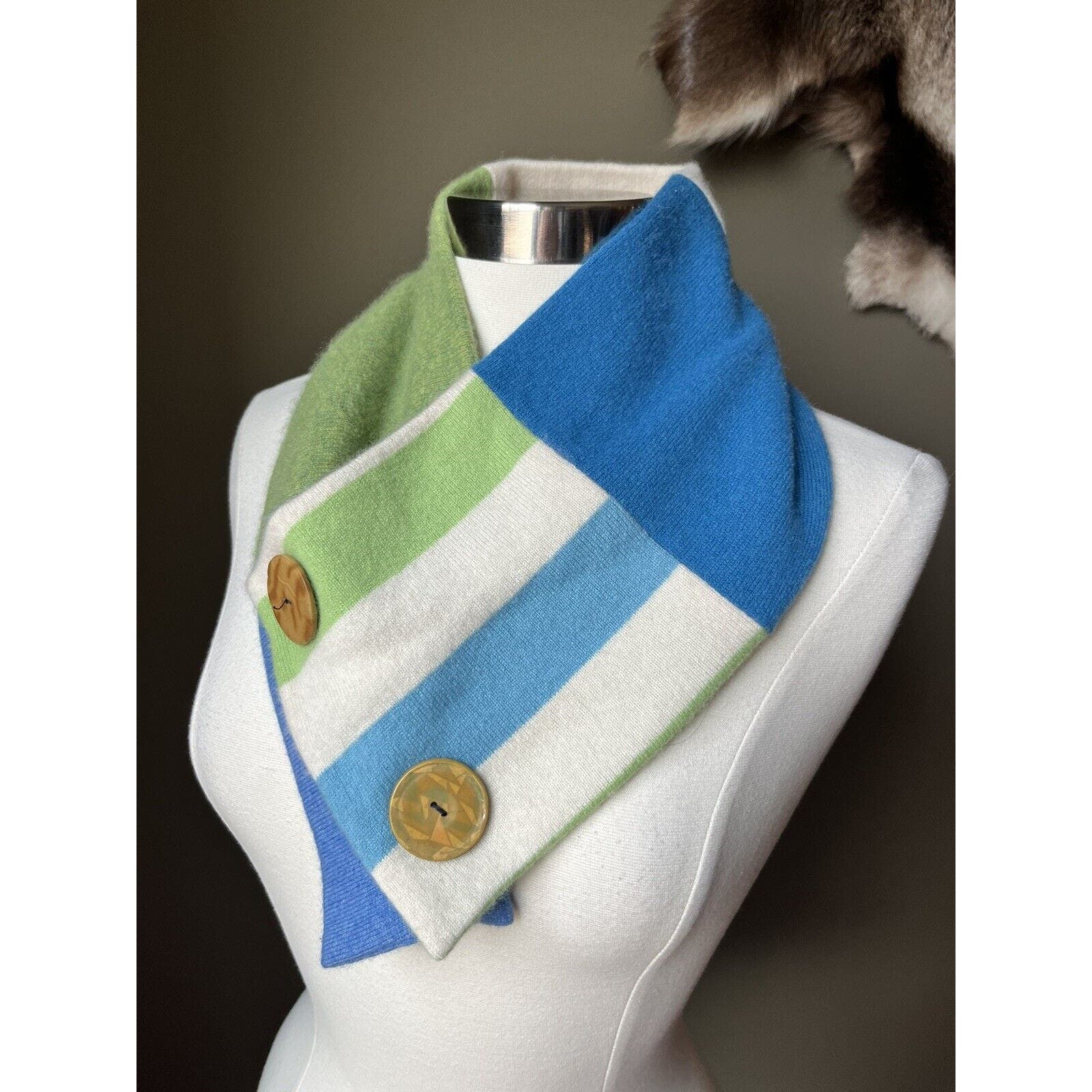 Steller Handmade Goods Cashmere Button Scarf One Size