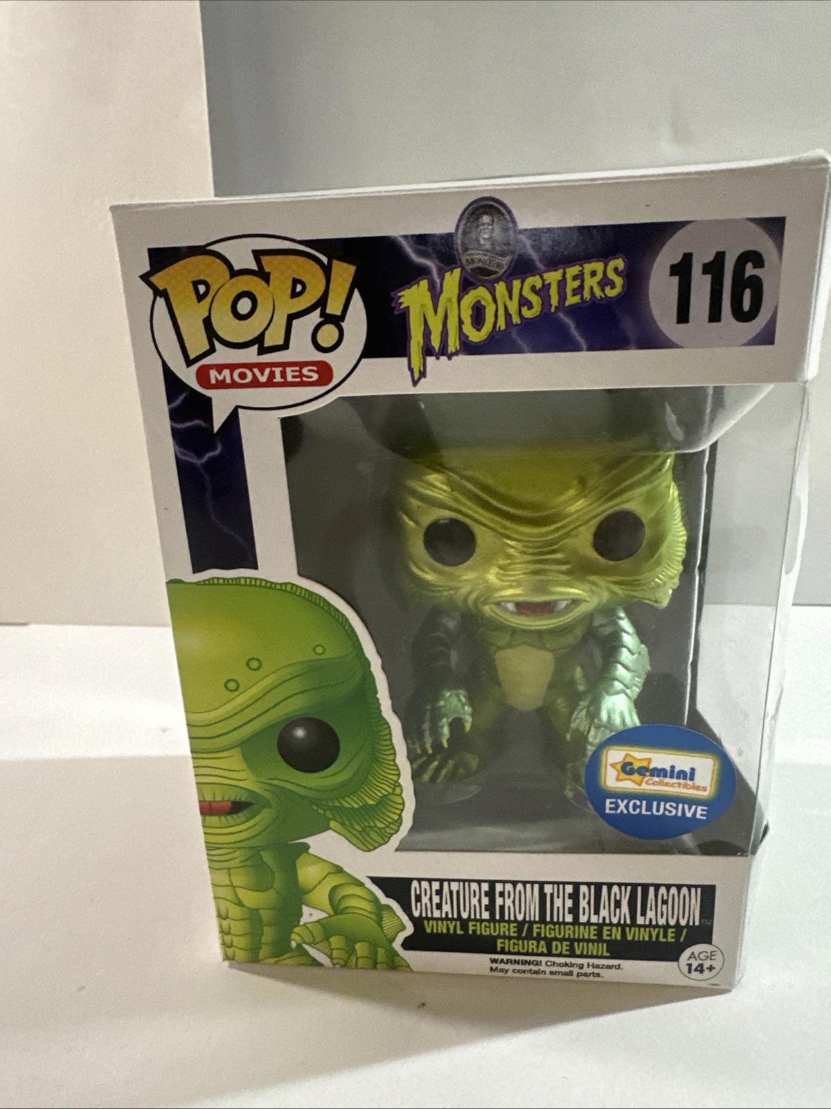 FUNKO POP - CREATURE FROM THE BLACK LAGOON (METALLIC) #116 - GEMINI EXCLUSIVE