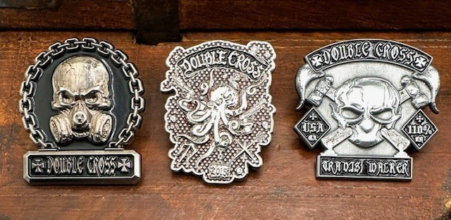 Travis Walker Double Cross Lot of 3 Pins Limited Edition 2017 2015 2019 Rare