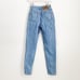 Paris Sport Club Vintage Striped high waisted Skinny Button Fly Denim Jeans Sz 5