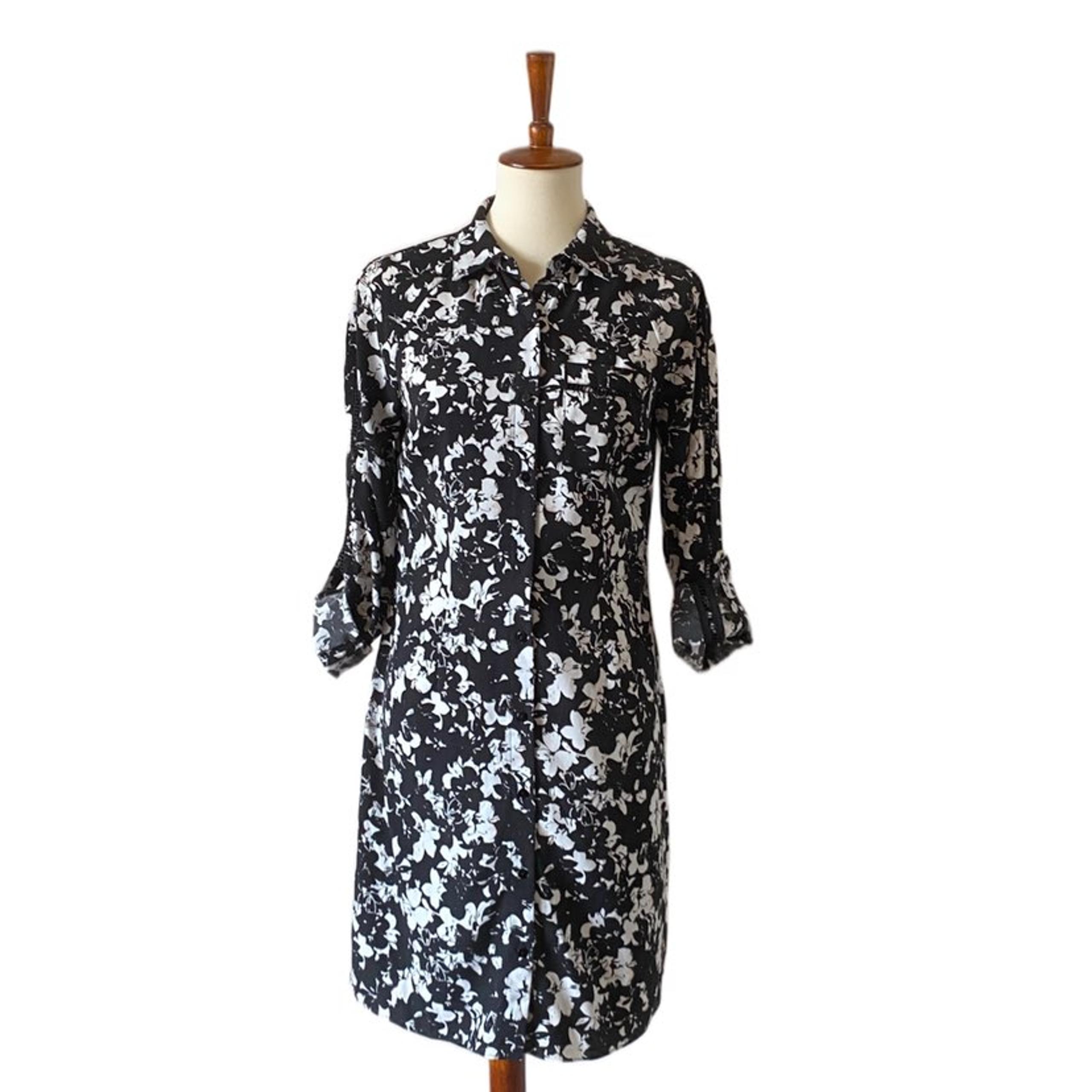 NYDJ floral shirt dress size 2