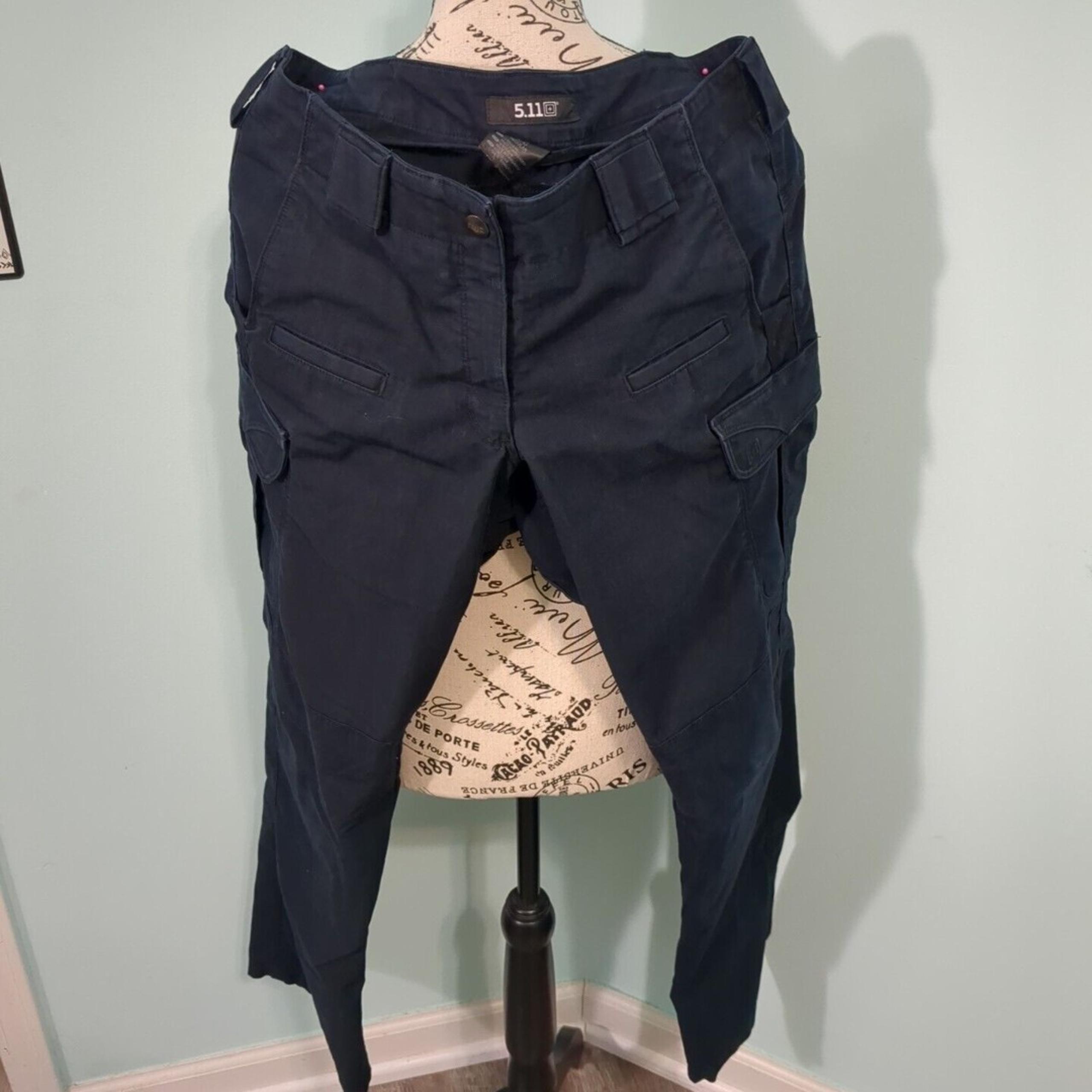 5.11 Tactical Pants Women 12 Ladies Blue Navy Cargo Combat Casual Ripstop Police
