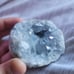 Celestite geode