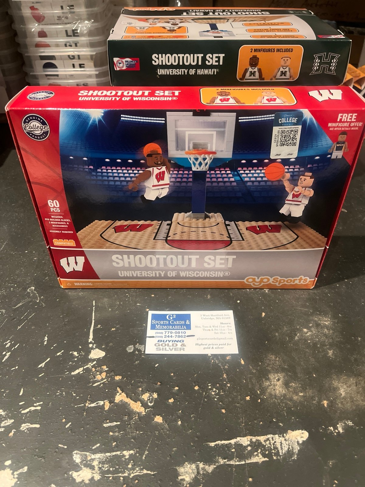 Lego compatible new oyo rare university Of Wisconsin shootout RARE set