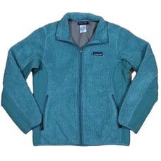 PATAGONIA Retro X Jacket womens MEDIUM Green Deep Pile Windproof