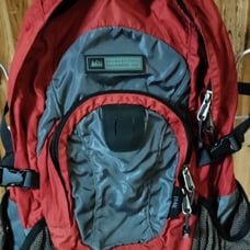 REI Trail Daypack Red Hiking Backpack