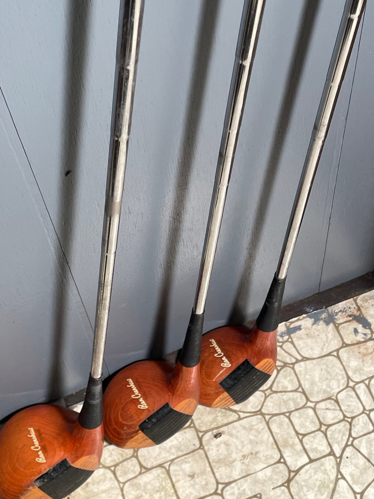 Set of Vintage McGregor Ben Crenshaw The Texan Wood Set Driver, 3 And 5 Woods