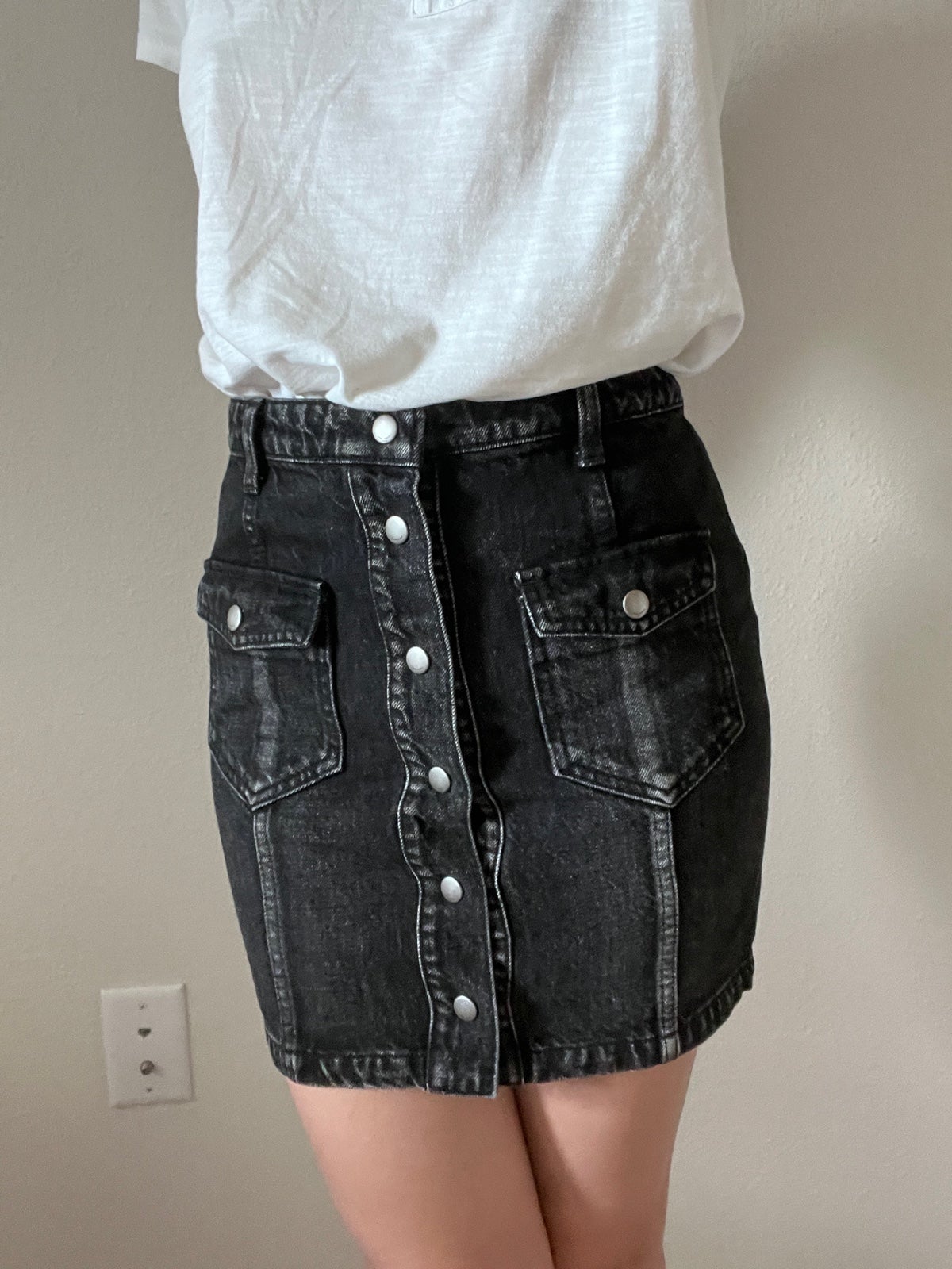 Saint Laurent Denim Skirt