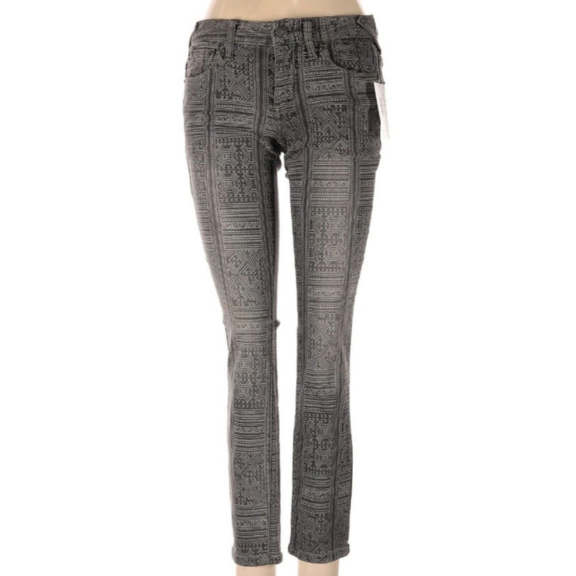 Free People Isla Batik Skinny Size 25 Jeans