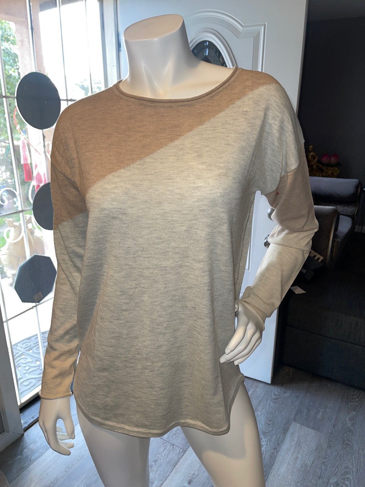 SmartWool Women's Shadow Pine Colorblock Crew Sweater