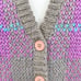 Vintage Plaid Wool Blend '80s V-Neck Sweater Vest