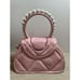 Rabitti for Museum of Italy Pink Purse Teapot With Pearl Handle Vintage