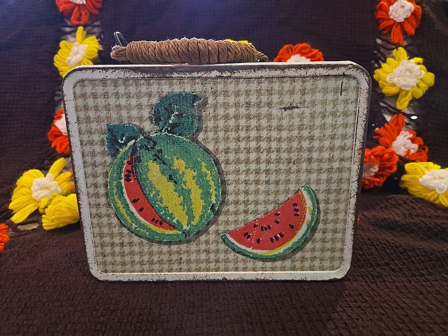 Vintage “Watermelon / Lemons” Metal Lunchbox by Ohio Art