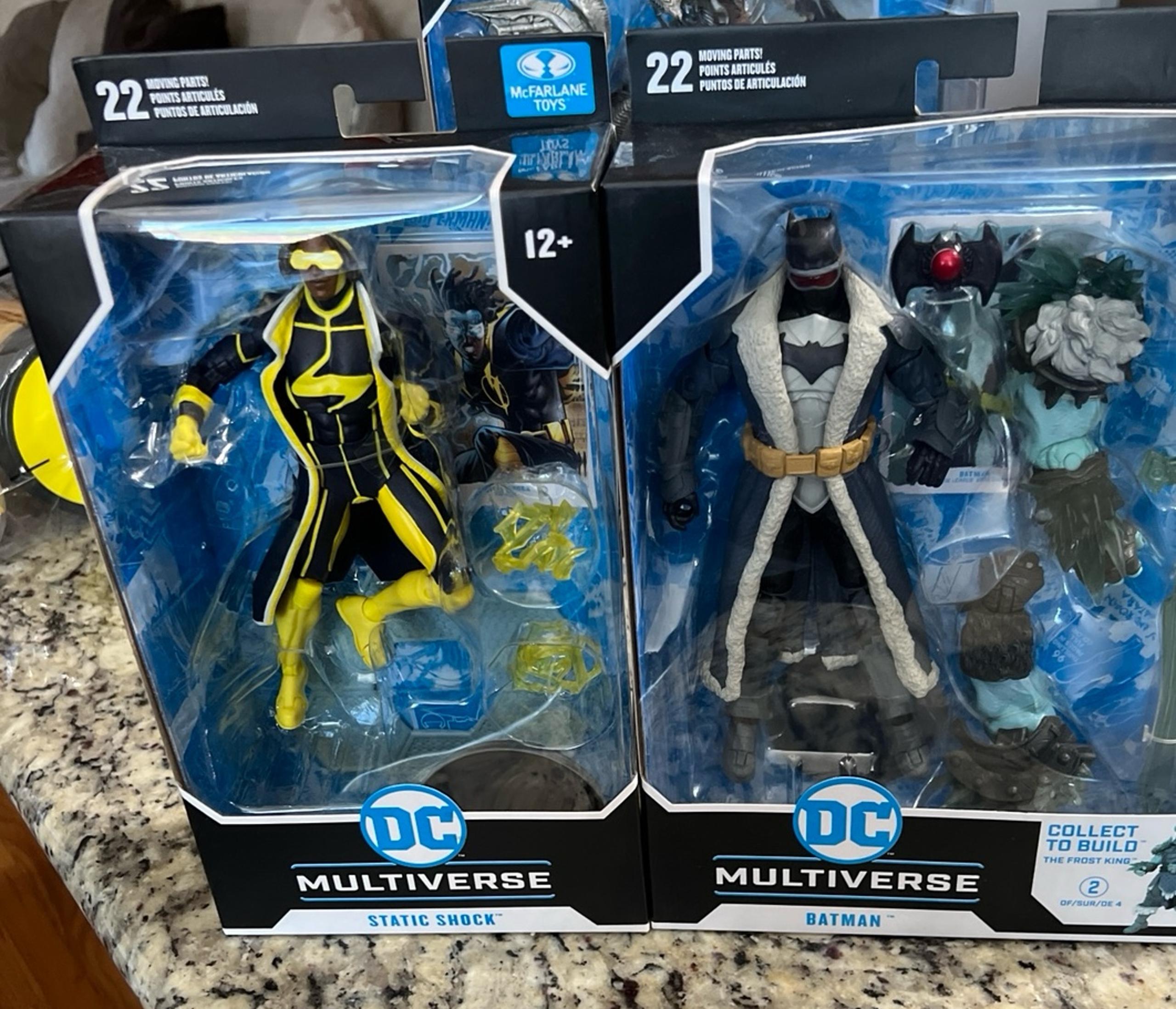 DC Multiverse Batman and Static Shock