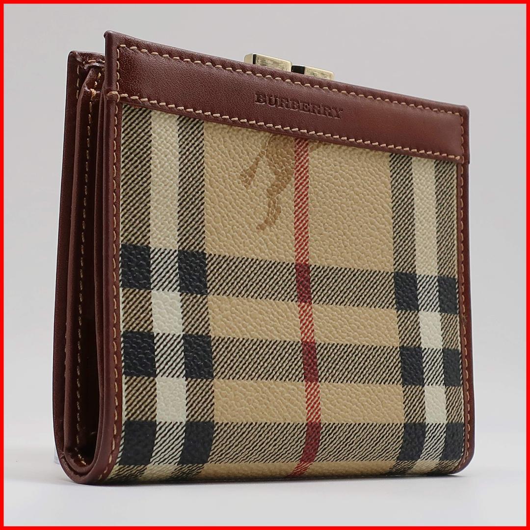 Authentic Burberry Wallet Check Shadow Horse Coin Purse