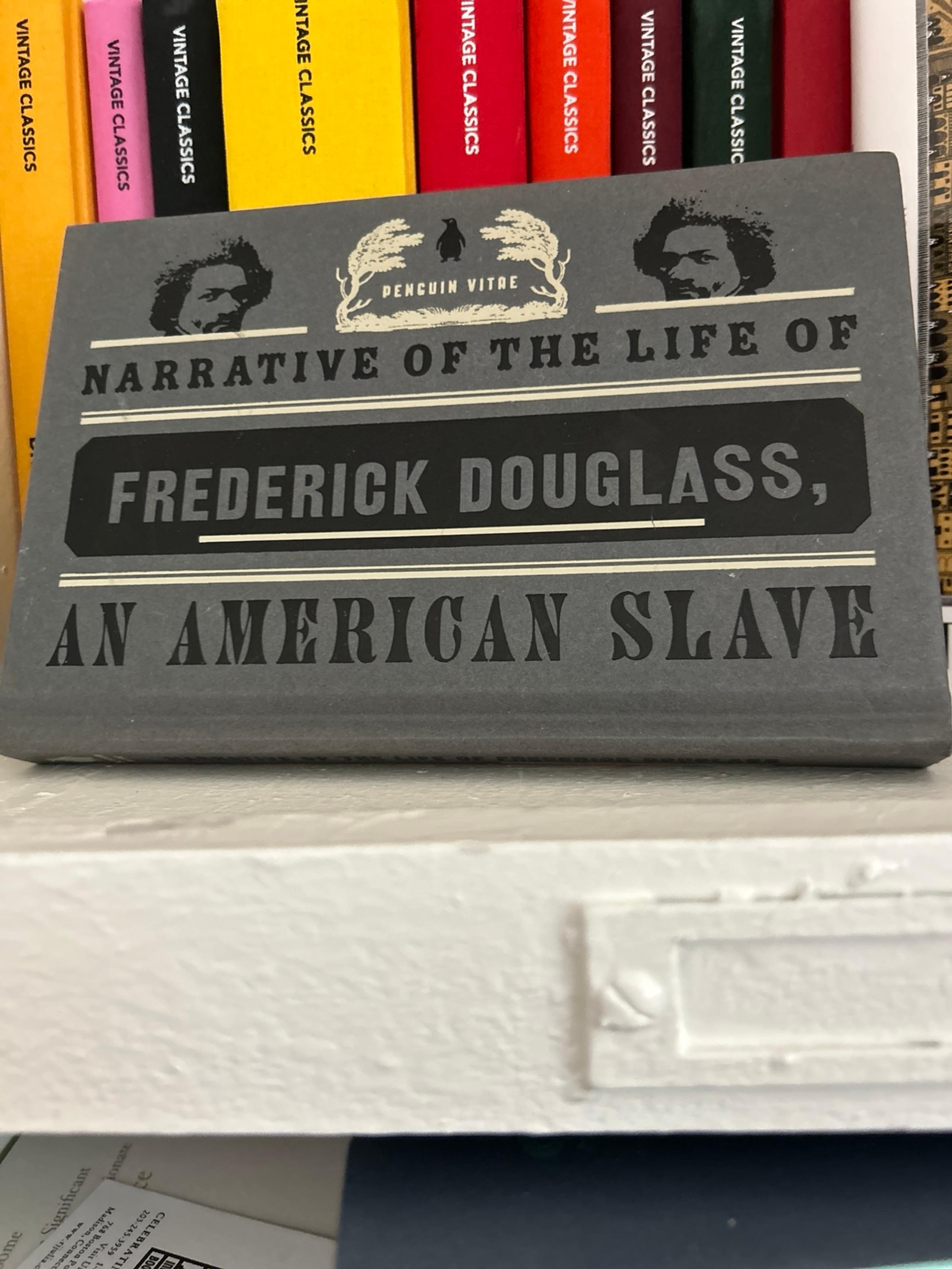 Frederick Douglass narrative of the life of an American slave penguin vitae 1st