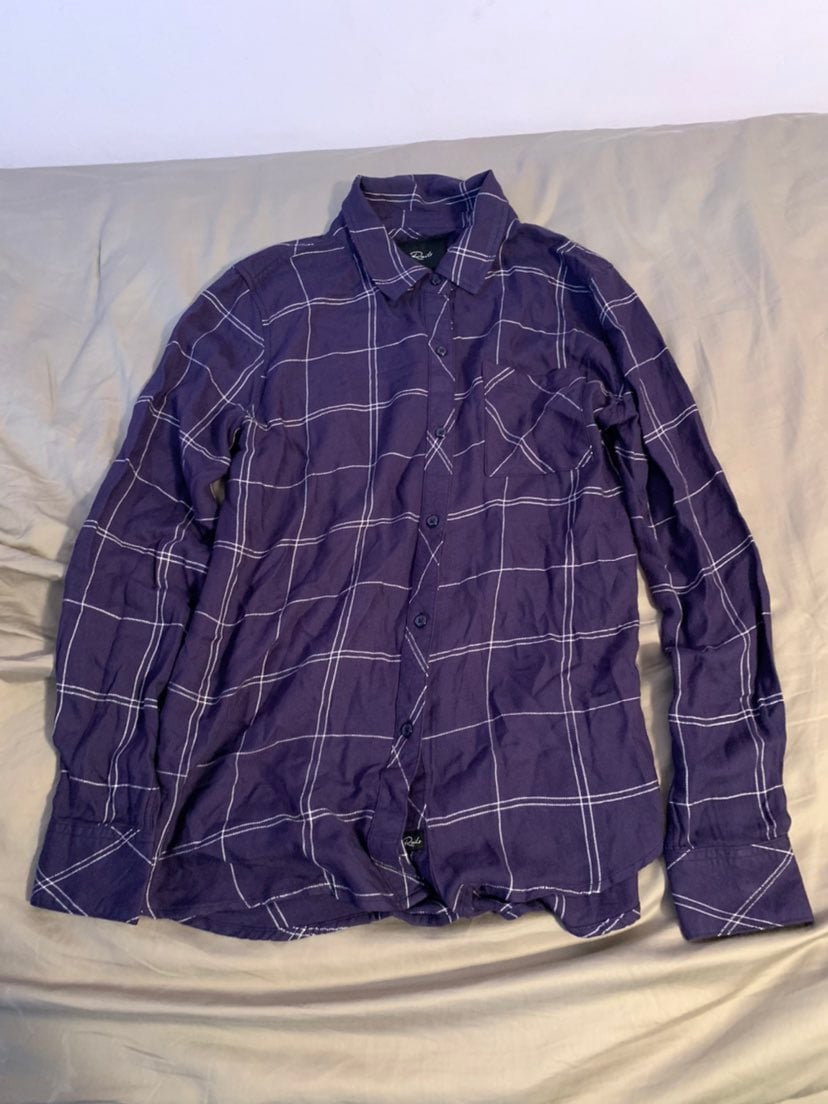 Rails flannel Button down Shirt small