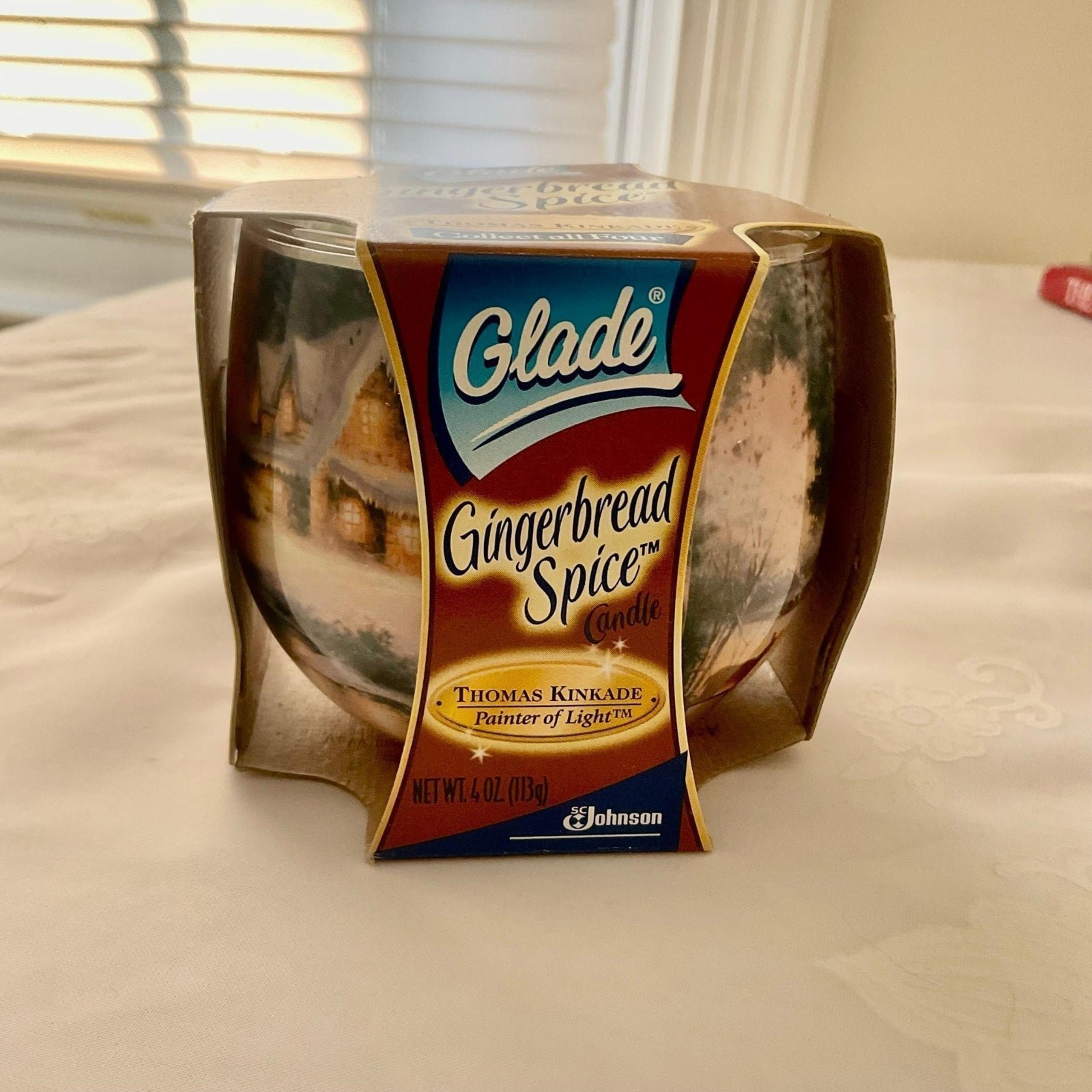 Vintage Glade Thomas Kinkade Gingerbread Spice Candle