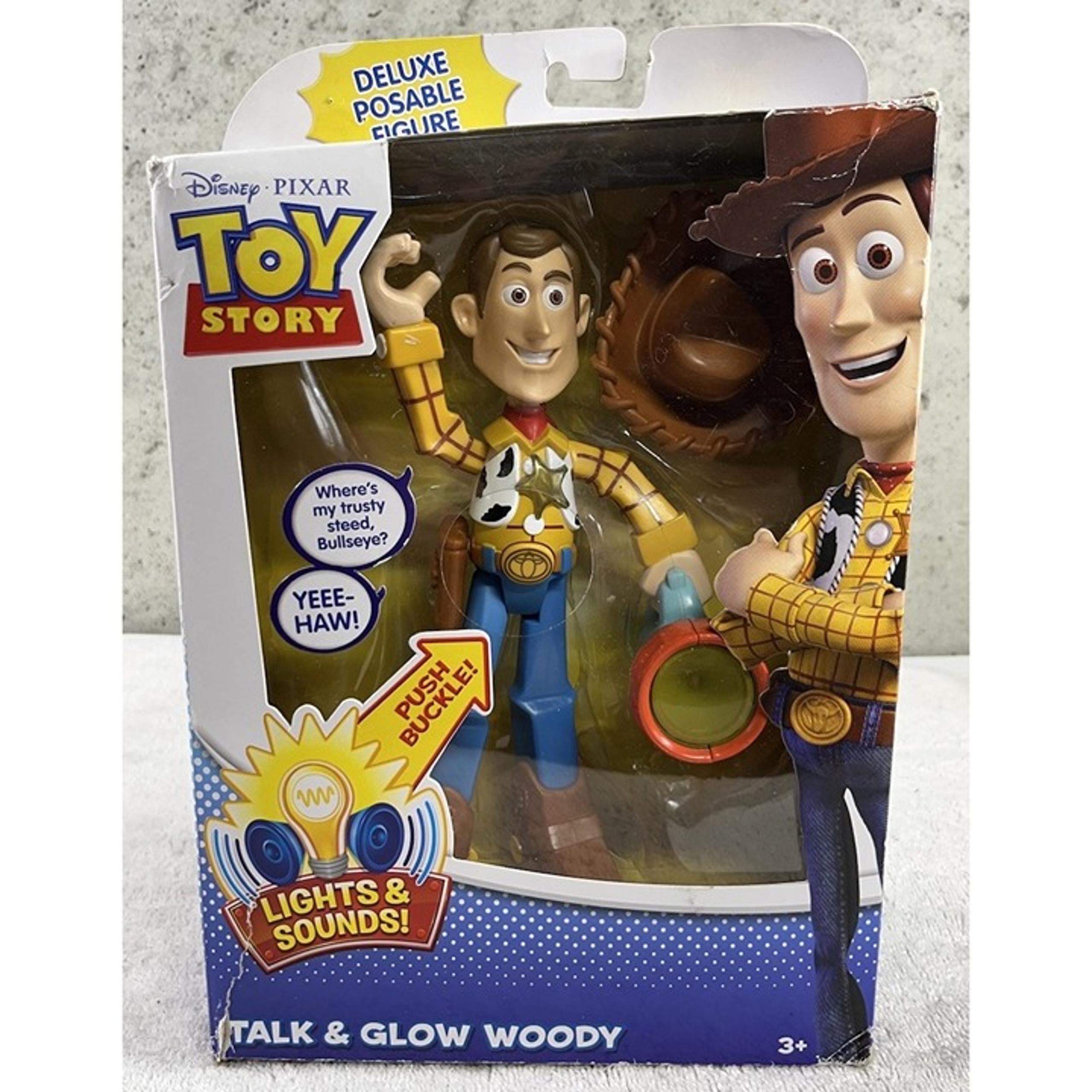 Disney Pixar Toy Story Talk & Glow Woody Action Figure 2012 Mattel