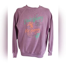 Pannill Large Light Purple Vintage High Quality Warm Rare Don't Worry Sweater