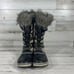 Sorel Women's Tofino Cate Boots Quilted Faux Fur Winter Snow NL1937 Brown US 9