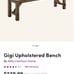 Upholstered Dining Bench