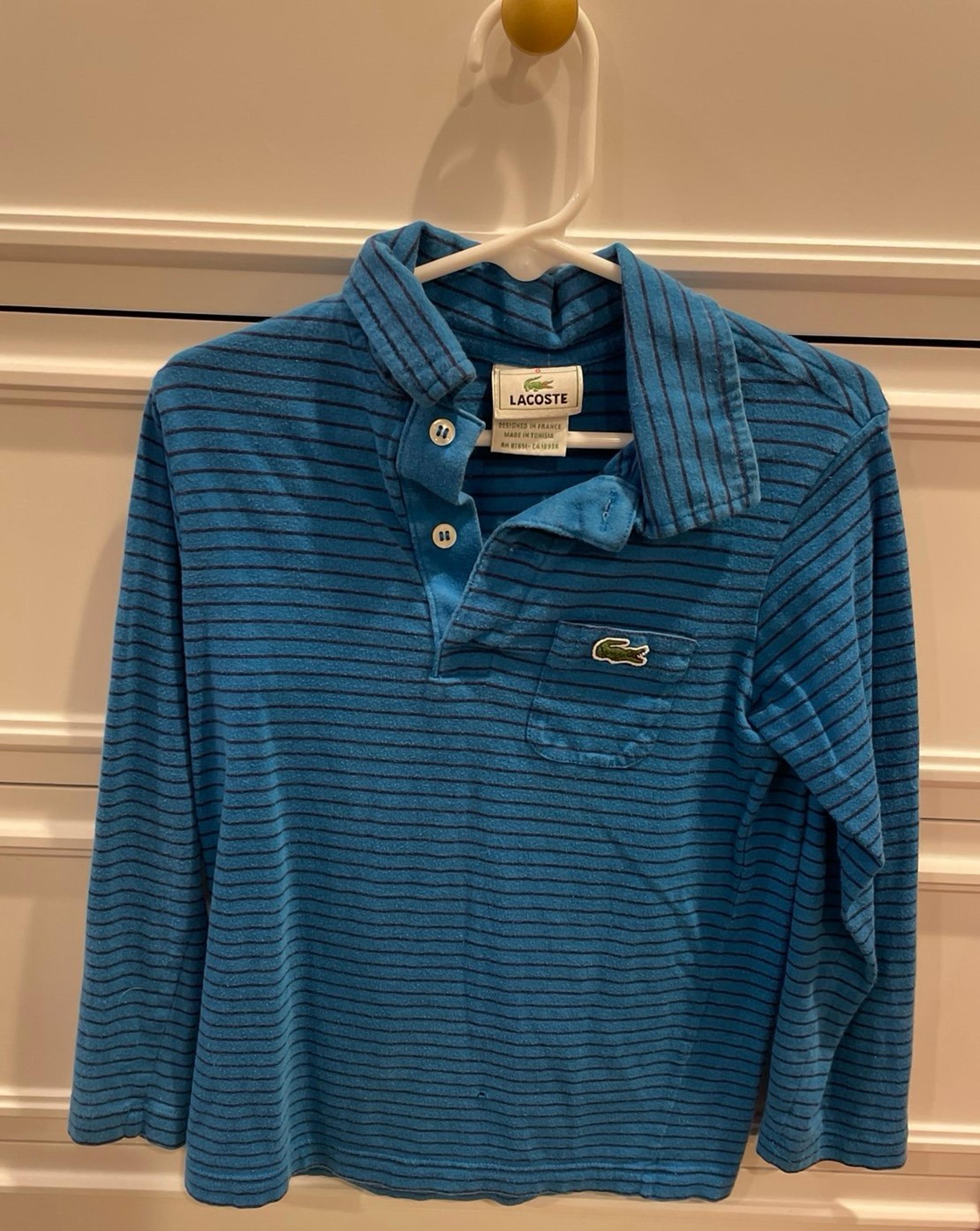 Lacoste boys long sleeve shirt