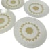 Set of 4 Vintage 1960s Gold Sheffield Serenade 6.5 Round Ceramic Salad Plates