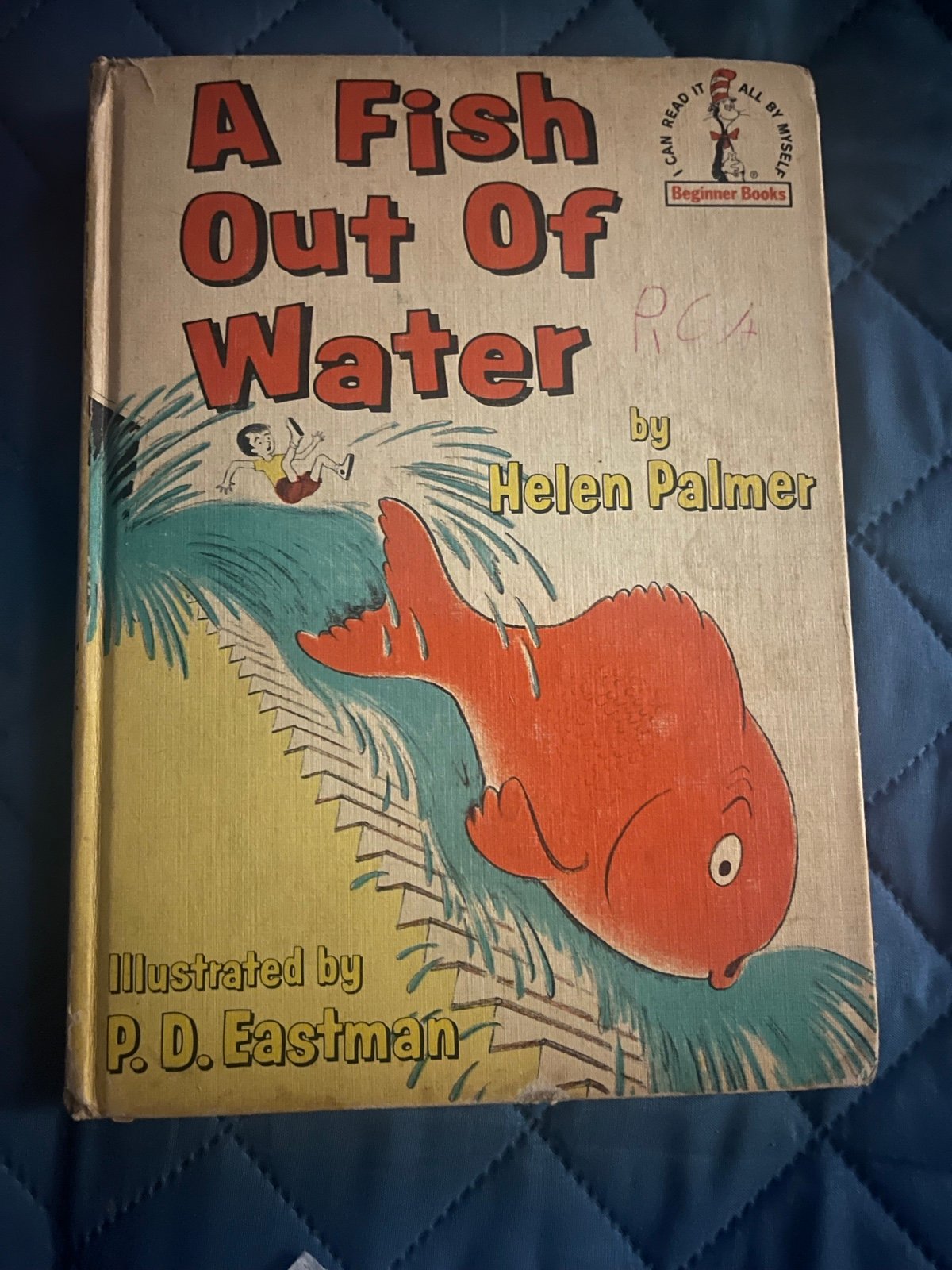 Rare 1st Edition Dr Seuss A Fish out of Water by Helen Palmer 1961 book