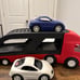 Vintage Little Tikes Red Truck Car Hauler