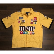 JH Design NASCAR Kyle Busch M&M's 75 Year Men's Double Sided Shirt Size Small