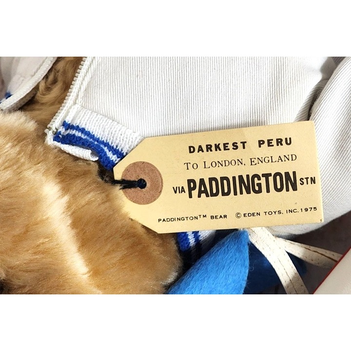 Eden store Toys Inc. Vintage Dark Peru Paddington Bear Stuffed Collectible Animal