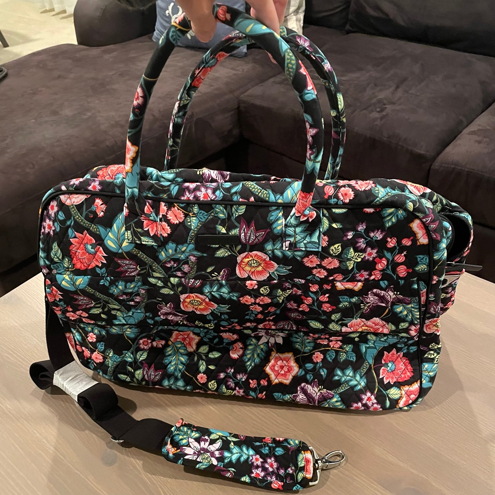 Vera Bradley Grand Weekender Travel Bag Floral Print