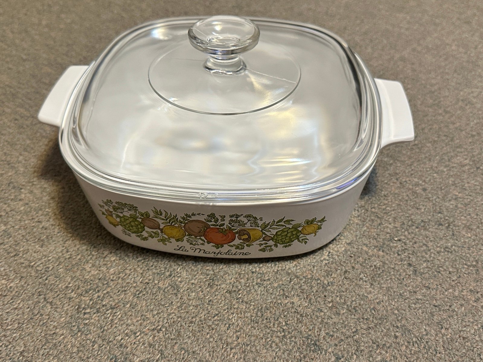 Rare Vintage Corning Ware PYREX Spice Of Life 2 Liter A-2-B La Marjolaine Dish