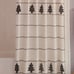 Martha Stewart green Christmas tree shower curtain & hook set