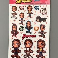 Ayupan 2002 POPTEEN Magazine Vintage Ayumi Hamasaki J-Pop y2k Stickers