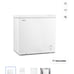Hisense 7.0 Cu ft Chest Freezer, White