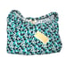 Michael Kors Womens Blue White Floral Off the Shoulder Top Plus Sz 0X NWT