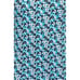 Michael Kors Womens Blue White Floral Off the Shoulder Top Plus Sz 0X NWT