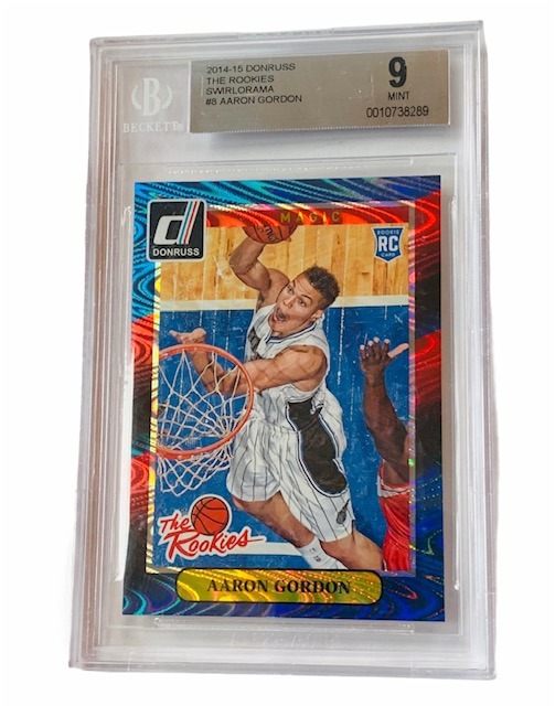 Aaron Gordon Rookie RC Swirlorama BGS 9