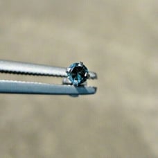2.73mm REAL BLUE DIAMOND LABRET BODY,CERTIFICA TE LIP EAR 1/4\