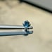 2.73mm REAL BLUE DIAMOND LABRET BODY,CERTIFICA TE LIP EAR 1/4\