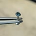 2.73mm REAL BLUE DIAMOND LABRET BODY,CERTIFICA TE LIP EAR 1/4\