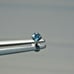 2.73mm REAL BLUE DIAMOND LABRET BODY,CERTIFICA TE LIP EAR 1/4\