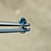 2.73mm REAL BLUE DIAMOND LABRET BODY,CERTIFICA TE LIP EAR 1/4\